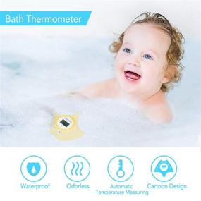 img 3 attached to 🛀 Acculove Baby Bath Thermometer: Ensuring Baby's Safety with Floating Yellow Fish Toy and Fahrenheit Temperature Monitoring