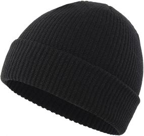 img 3 attached to Connectyle Classic Men's Warm Winter Hats: Acrylic Knit Cuff Beanie Cap for Daily Comfort