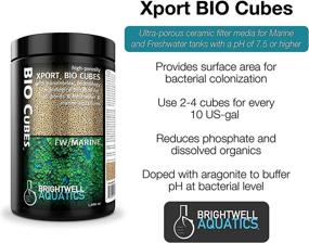 img 3 attached to 🐠 Brightwell Aquatics Xport BIO Cubes - Highly Porous Bio Filter Media for Optimal Filtration in Marine and Freshwater Fish Tanks