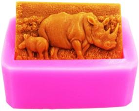 img 3 attached to Longzang Rhinoceros Rectangle Silicone Handmade