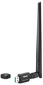 img 3 attached to OURLiNK 1200Mbps Dual Band Wireless Network Adapter with 5dBi Antenna - Ultimate Wi-Fi Dongle for Win/Mac