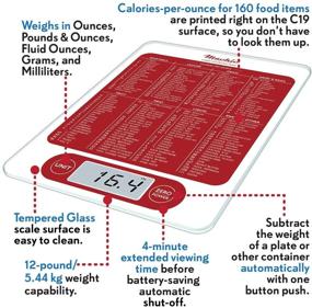 img 3 attached to 🍲 Mackie C19 Premium Food Scale: Accurate Digital Kitchen Scale for Cooking, Baking, Meal Prep, and Diet - 1g / 0.1 oz