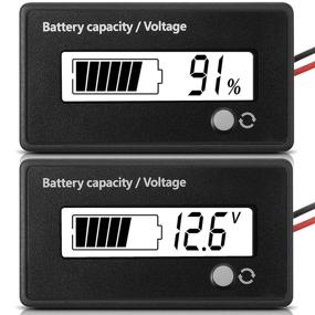 img 4 attached to DC 12V 24V 36V 48V 72V Battery Capacity Voltage Meter With Alarm