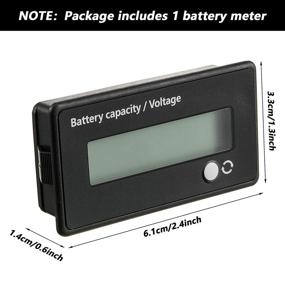 img 3 attached to DC 12V 24V 36V 48V 72V Battery Capacity Voltage Meter With Alarm