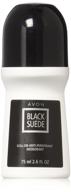 pack of 4 avon black suede roll-on anti-perspirant deodorant sticks logo