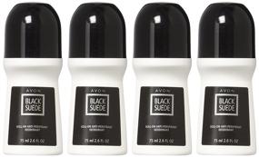 img 1 attached to Pack of 4 Avon Black Suede Roll-On Anti-Perspirant Deodorant Sticks