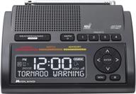 📻 midland wr400 deluxe noaa emergency weather alert radio with s.a.m.e. localized programming, 80+ emergency alerts, and am/fm radio alarm clock logo