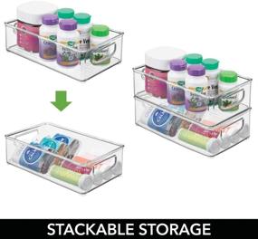 img 2 attached to MDesign Stackable Organizer Container Bathroom