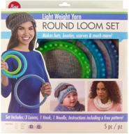 🔘 lightweight round plastic loom yarn craft set by boye - 3702102001 logo