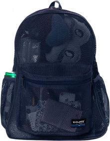 img 1 attached to Classic Student Through Netting Backpack Outdoor Recreation and Camping & Hiking