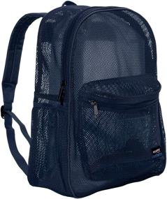 img 3 attached to Classic Student Through Netting Backpack Outdoor Recreation and Camping & Hiking
