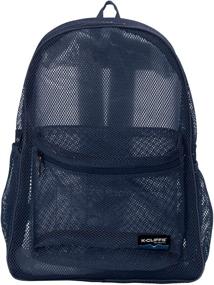 img 4 attached to Classic Student Through Netting Backpack Outdoor Recreation and Camping & Hiking