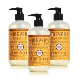 img 4 attached to Mrs. Meyers Clean Day Liquid Hand Soap - Orange Clove, 12.50-Ounce (Set of 3)