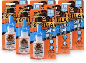 img 4 attached to Gorilla Clear Tapes and Cyanoacrylate Adhesives - High-Performance Super Glue Gram, Sealants & Adhesives