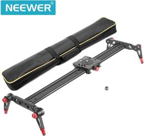 img 3 attached to Neewer 60cm Aluminum Alloy Camera Track Slider Video Stabilizer Rail with 4 Bearings for DSLR Camera DV Video Camcorder Film Photography, Supports up to 17.5 lbs/8 kg