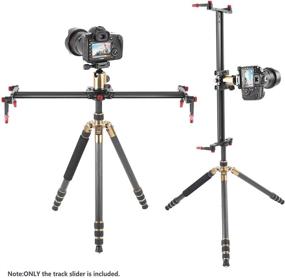 img 1 attached to Neewer 60cm Aluminum Alloy Camera Track Slider Video Stabilizer Rail with 4 Bearings for DSLR Camera DV Video Camcorder Film Photography, Supports up to 17.5 lbs/8 kg