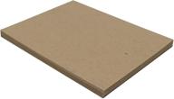 25 chipboard sheets 8.5 x 11 inch - 22pt (point) light weight brown 📦 kraft cardboard for scrapbooking &amp; picture frame backing (.022 caliper thick) paper board by magicwater supply logo