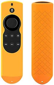 img 3 attached to HJYuan Silicone Remote Cover Case Compatible With Alexa Voice Remote For F TV (2017 Edition) (2Nd Gen) / F TV Stick (1St Gen) Remote Control Protective Silicone Case - Orange