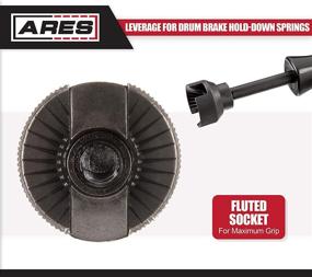 img 2 attached to Brake Spring Compressor Tool - ARES 70191 - Enhancing Leverage for Easy Removal and Installation of Challenging Hold-Down Springs in Drum Brakes