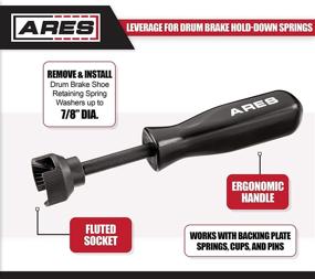 img 3 attached to Brake Spring Compressor Tool - ARES 70191 - Enhancing Leverage for Easy Removal and Installation of Challenging Hold-Down Springs in Drum Brakes