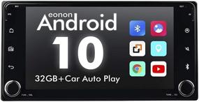 img 4 attached to 🚗 2021 Eonon GA9467: Android 10 Car Stereo with GPS Navigation, CarPlay, and Bluetooth for Toyota - 7 Inch IPS HD Full Touchscreen, 2GB+32GB
