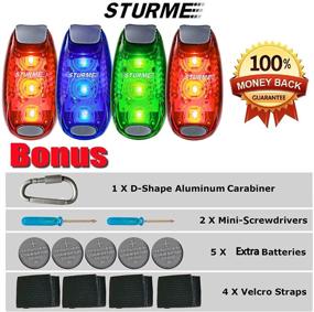 img 3 attached to STURME LED Safety Light Strobe - Enhance Your Day and Nighttime Visibility!