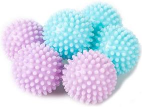 img 4 attached to 🧺 Revolutionize Laundry with Qedimah Laundry Ball, 6 Dryer Balls for Efficient Clothes Washing - Random Color