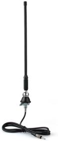 img 4 attached to 📻 Black Waterproof Marine Radio Antenna Rubber Duck Dipole Flexible Mast for Boat Car ATV UTV RZR SPA - FM AM