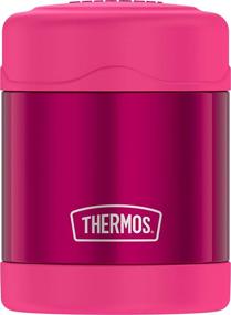 img 4 attached to 10 Ounce Pink Stainless Steel Vacuum Insulated Kids Food Jar by THERMOS FUNTAINER