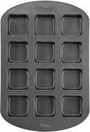 🍫 wilton 12-cavity brownie bar pan: perfect steel baking pan for delicious brownies logo