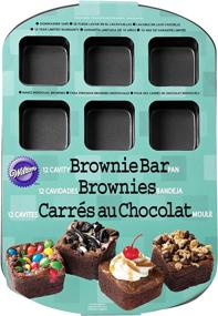 img 3 attached to 🍫 Wilton 12-ячеечная форма для брауни: идеальная стальная выпечка для вкусных брауни