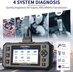 img 3 attached to 🚗 FOXWELL NT614 Elite Diagnostic Tool for All Cars - OBD2 Scanner with ABS SRS Transmission Diagnostic, Oil Light & EPB Reset, Check Engine Code Reader, Airbag Car Diagnostic Scanner [Eng. & SPA Version]