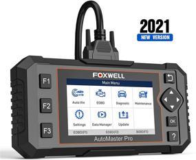 img 4 attached to 🚗 FOXWELL NT614 Elite Диагностическое устройство для всех автомобилей - OBD2 Сканер с диагностикой ABS SRS Трансмиссии, сбросом масляного света и EPB, считывателем кодов диагностического двигателя, диагностическим сканером автомобилей Airbag [англ. & исп. Версия]