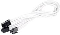 silverstone tek sleeved extension power supply cable with 1 x 8-pin to eps12v 8-pin connector (pp07-eps8w) logo