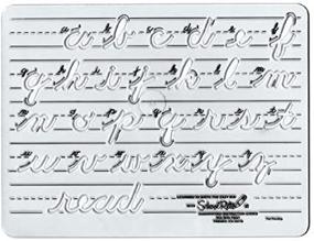 img 1 attached to School Rite Transitional Cursive Template Lowercase