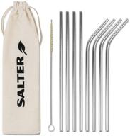 salter reuseable stainless steel metal logo