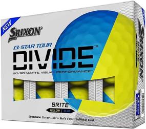 img 1 attached to Srixon Q-Star Tour Divide - Blue Yellow - Dozen: Optimal Golf Balls for Enhanced Performance