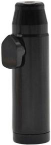 img 2 attached to Metallic iSnuff Rocket Snuff Bullet Sniffer Snorter Dispenser - Black, Amsterdam Style