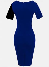 img 2 attached to Chorchi Distressed Fit Sleeve Sheath Dress for Women - Enhanced SEO