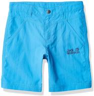 🩳 versatile jack wolfskin unisex nylon shorts for boys: comfortable and stylish clothing choice logo