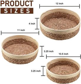 img 3 attached to 🧺 Bathroom Countertop Baskets for Stylish Organization and Decor