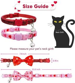 img 3 attached to Pohshido Valentines Collar Holiday Breakaway