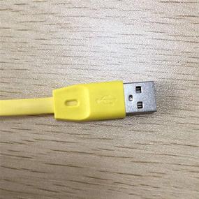 img 1 attached to 🔌 Зарядный кабель заменителя для Logitech UE Boom - желтый силовой шнур для беспроводных динамиков Boom, Boom2, Megaboom, Miniboom, Roll
