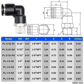 img 3 attached to 🔌 Tailonz Pneumatic Fittings PL 1/4 N2: High-quality and Reliable Air Line Connector for Multiple Applications