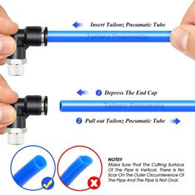 img 1 attached to 🔌 Tailonz Pneumatic Fittings PL 1/4 N2: High-quality and Reliable Air Line Connector for Multiple Applications