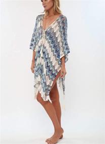 img 1 attached to 👙 Wander Agio Women's Swimsuit Sleeve Coverups: Stylish Apparel for Swimwear & Cover Ups