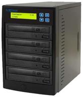 📼 plexcopier 24x: high-speed cd dvd m-disc duplicator copier tower – 1 to 3 replication logo