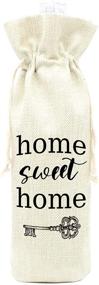 img 4 attached to Bags Farmhouse Perfect Housewarming Drawstring Cotton Burlap Kitchen & Dining