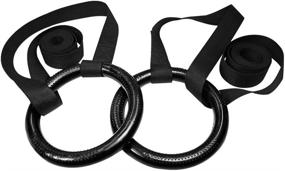 img 4 attached to 🤸 Aoneky ABS Plastic Non-Slip Gymnastic Rings: Superior Grip for Intense Workouts