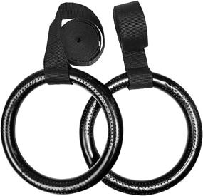 img 1 attached to 🤸 Aoneky ABS Plastic Non-Slip Gymnastic Rings: Superior Grip for Intense Workouts